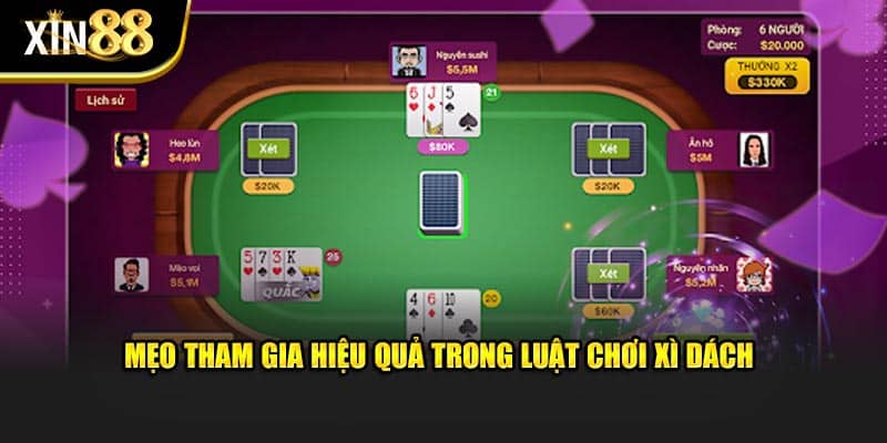 luật chơi xì dách 4